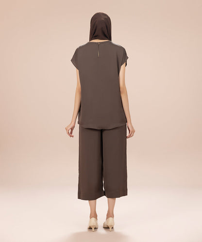 Sapphire - Loose-Fit Short Sleeve Top