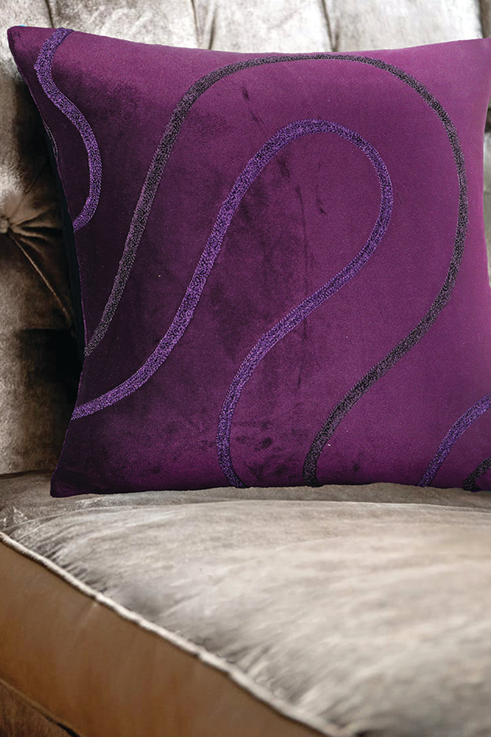 Nishat Linen - Abrish Cushion Cover Emb
