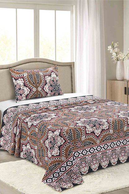 Nishat Linen - Abstract Ajrak Sheet Set