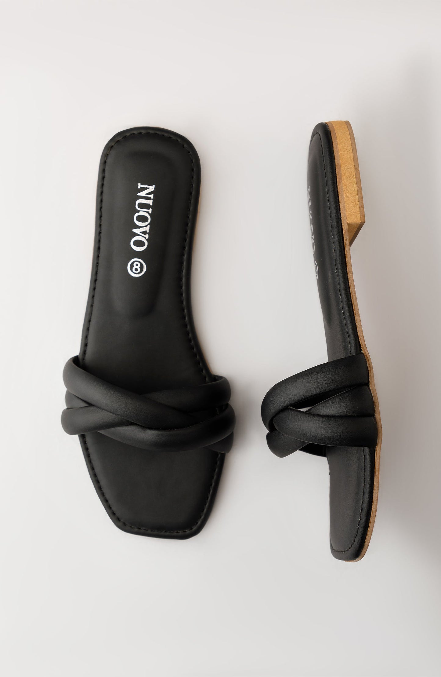 Orient - Women Slippers -  Flat Sandals - BLACK