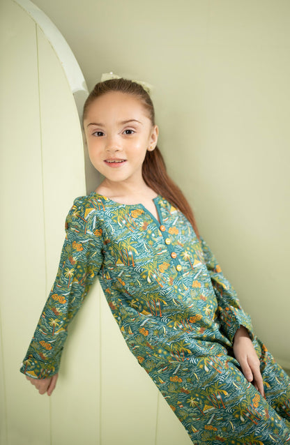 Orient - Stitched 2 Piece Printed Cambric Shirt and Cambric Pant