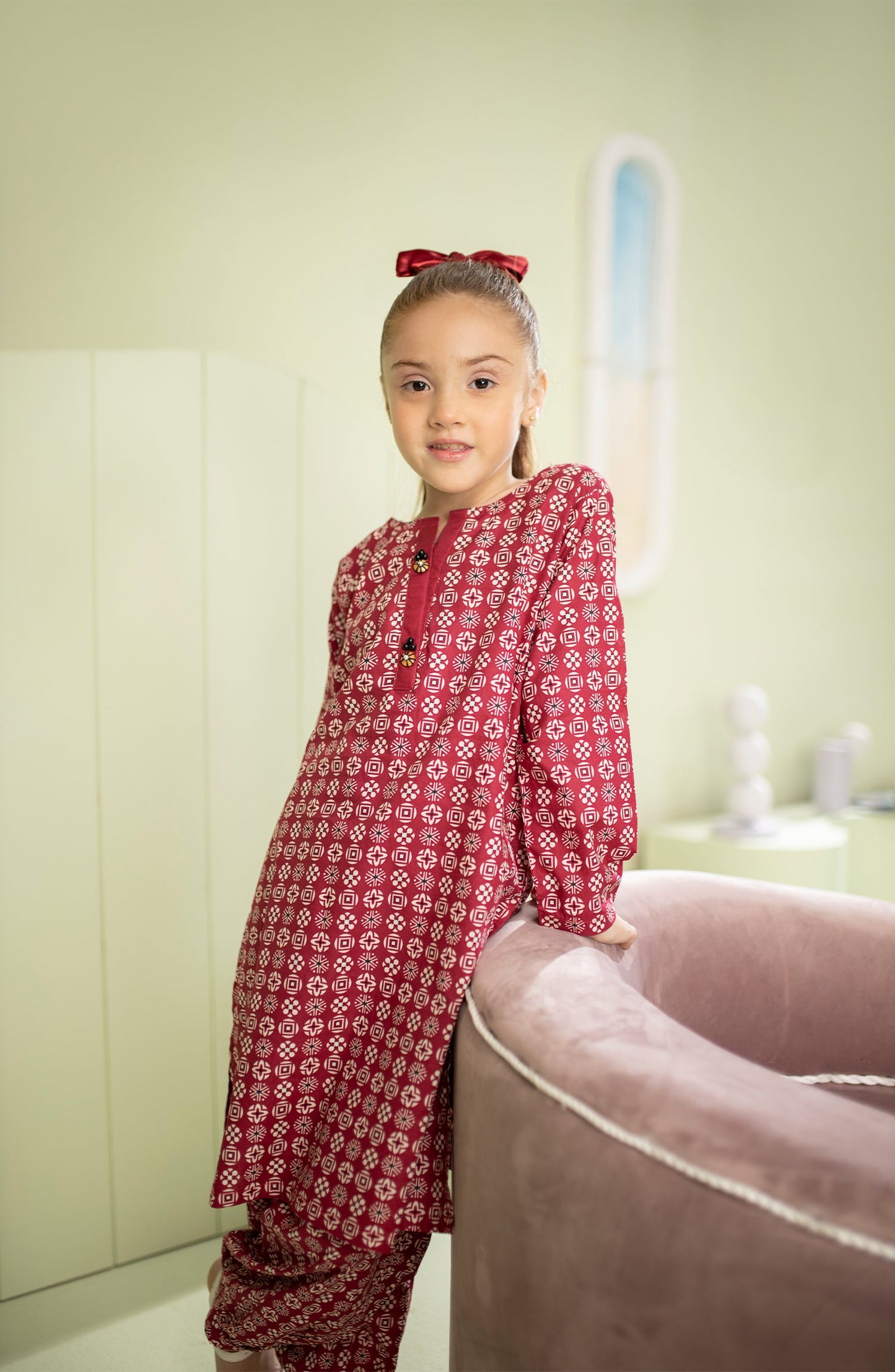 Orient - Stitched 2 Piece Printed Cambric Shirt and Cambric Pant