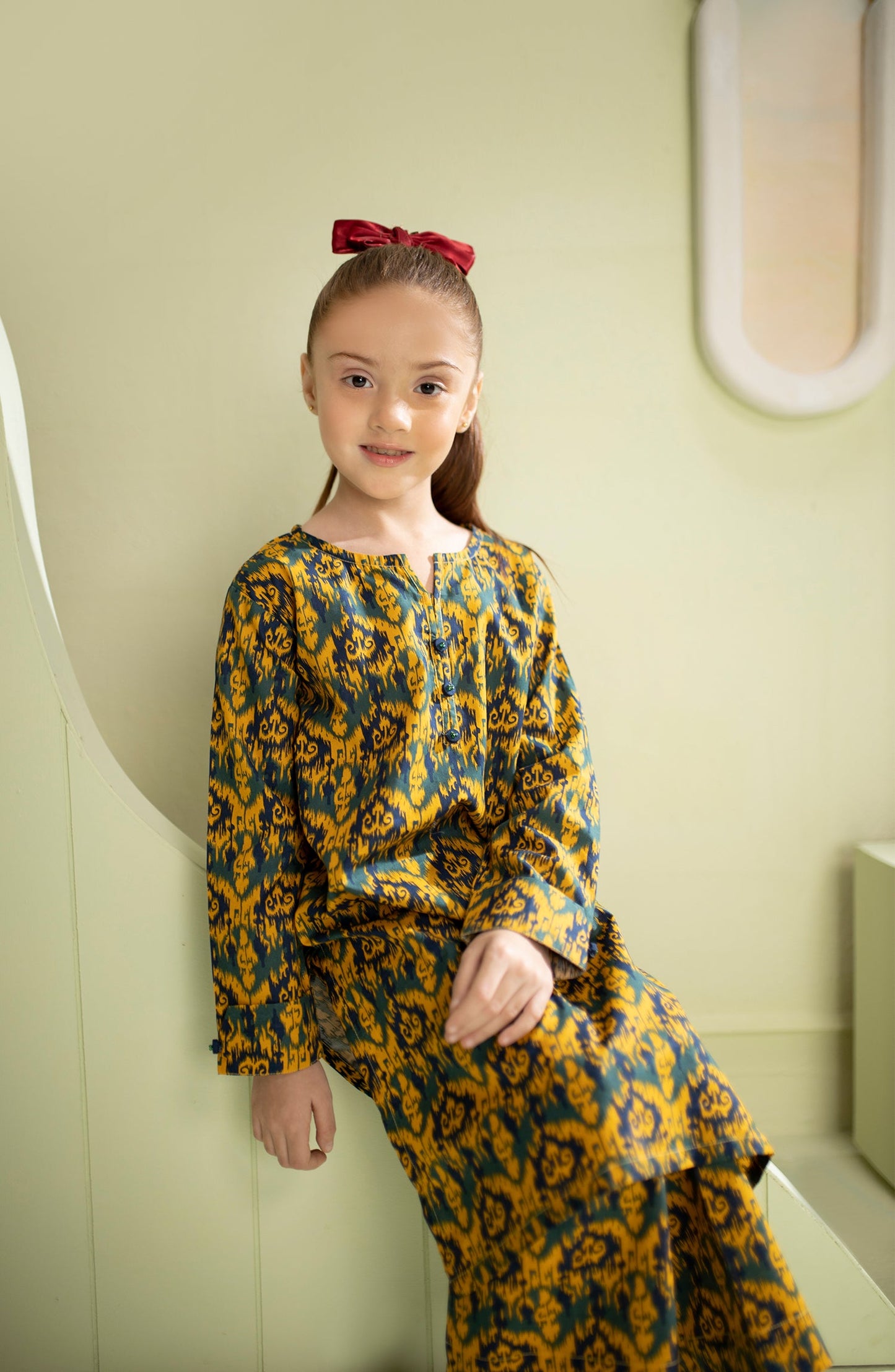 Orient - Stitched 2 Piece Printed Cambric Shirt and Cambric Pant