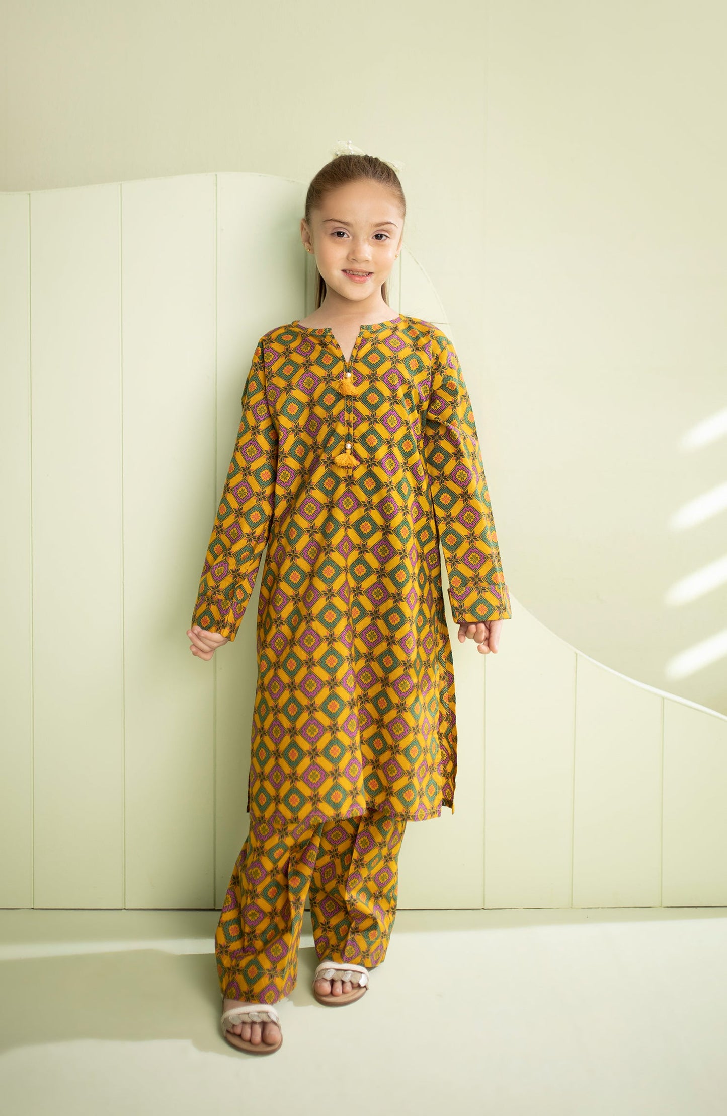 Orient - Stitched 2 Piece Printed Cambric Shirt and Cambric Pant