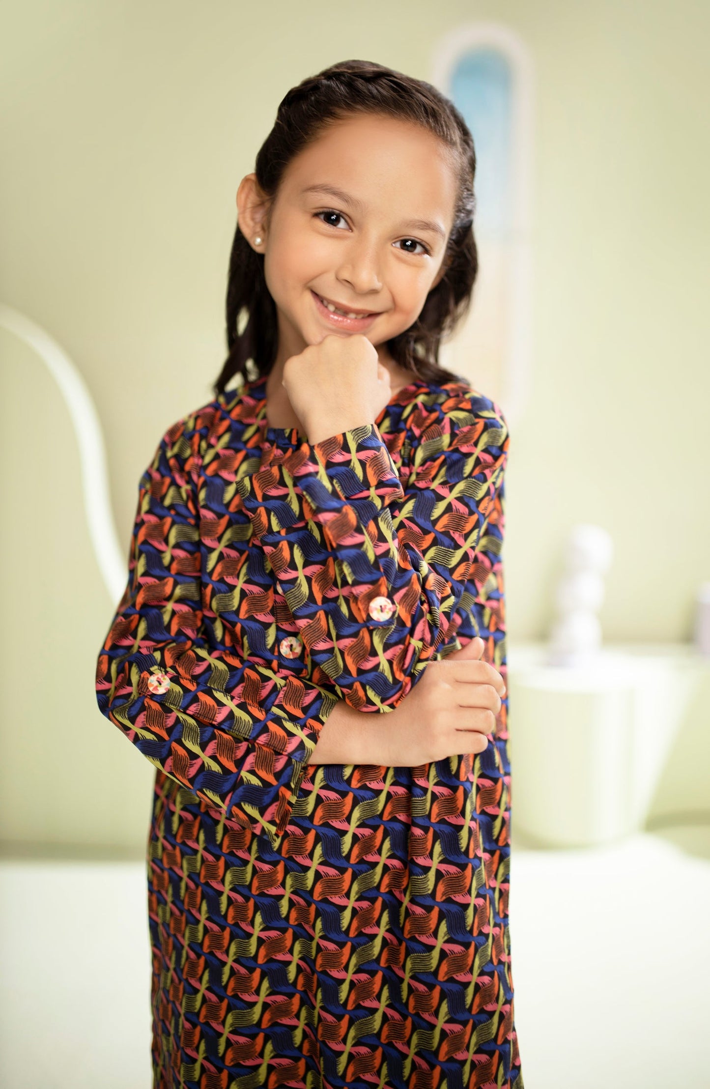 Orient - Stitched 2 Piece Printed Cambric Shirt and Cambric Pant