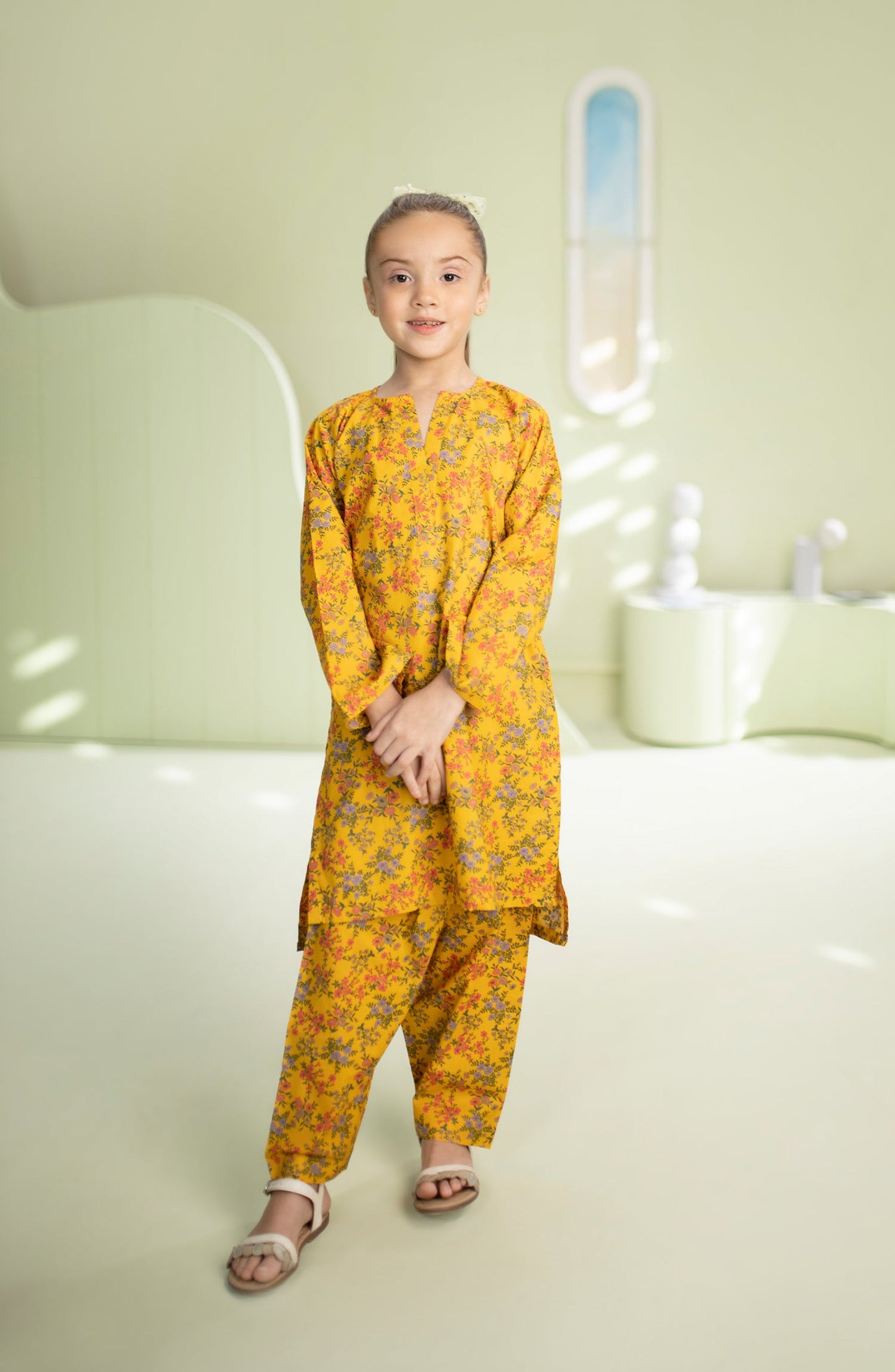 Orient - Stitched 2 Piece Printed Cambric Shirt and Cambric Pant