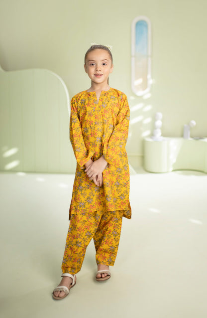 Orient - Stitched 2 Piece Printed Cambric Shirt and Cambric Pant