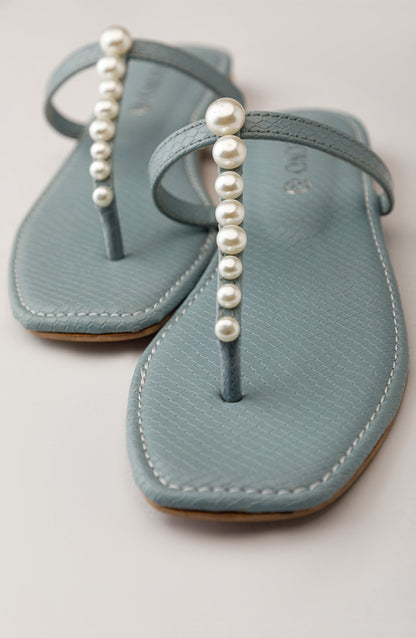 Orient - Women Slippers -  Flat Sandals - BLUE