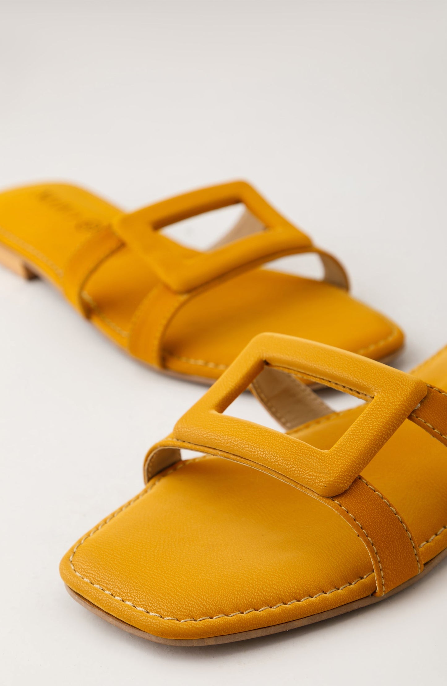 Orient - Women Slippers -  Flat Sandals - MUSTARD