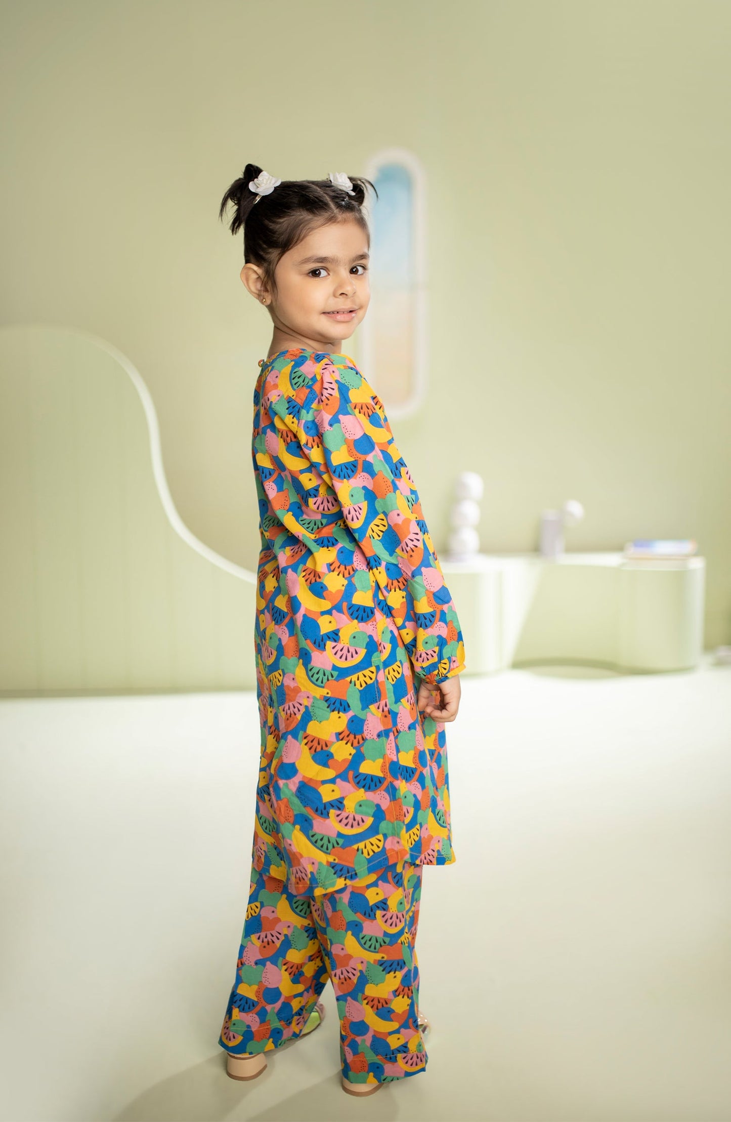 Orient - Stitched 2 Piece Printed Cambric Shirt and Cambric Pant