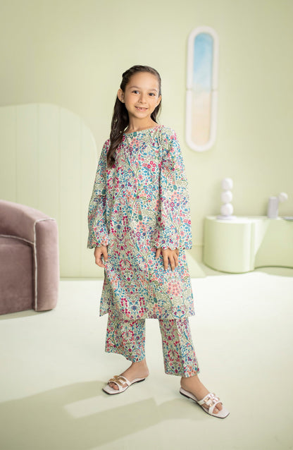 Orient - Stitched 2 Piece Printed Cambric Shirt and Cambric Pant