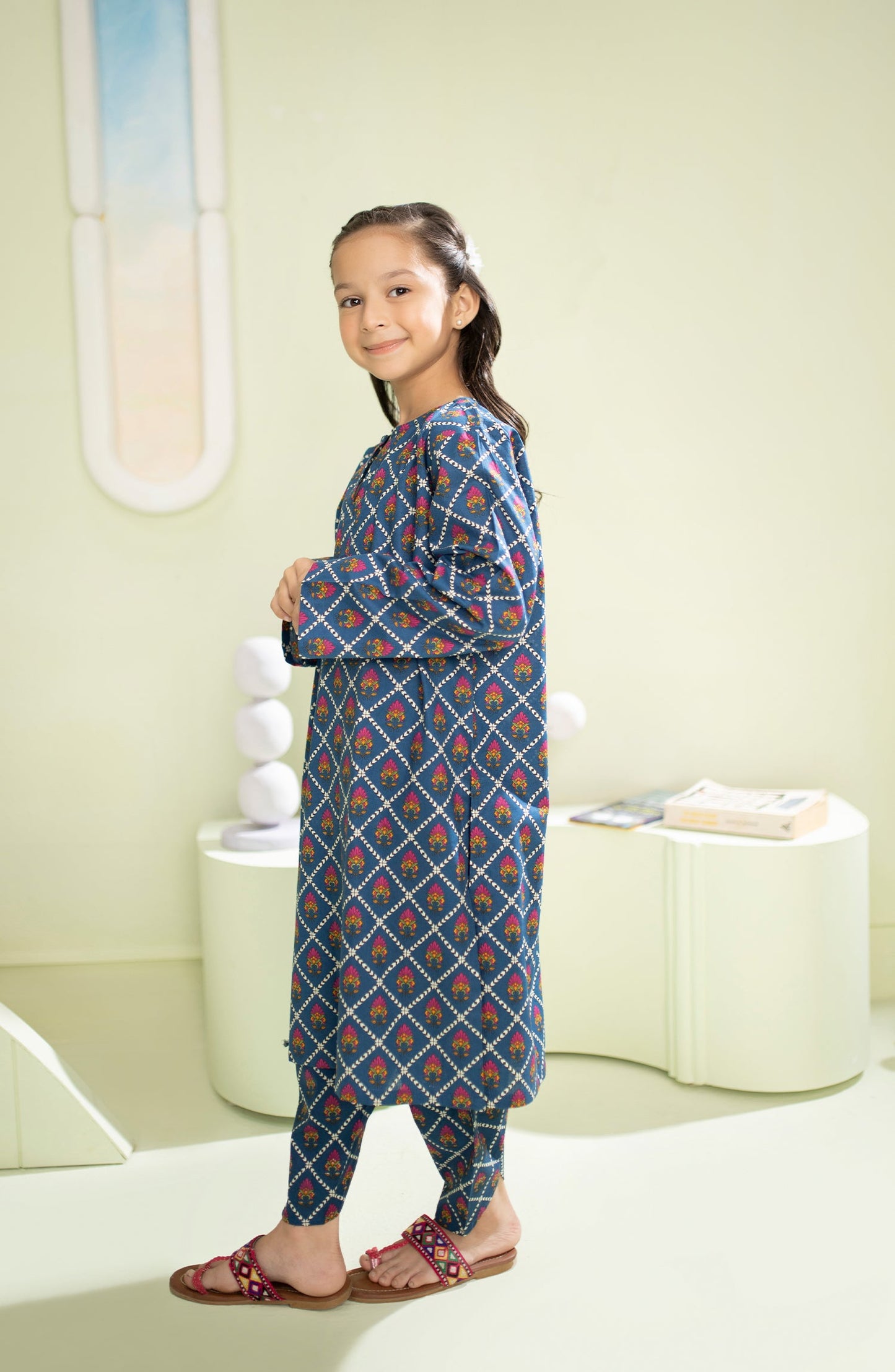 Orient - Stitched 2 Piece Printed Cambric Shirt and Cambric Pant
