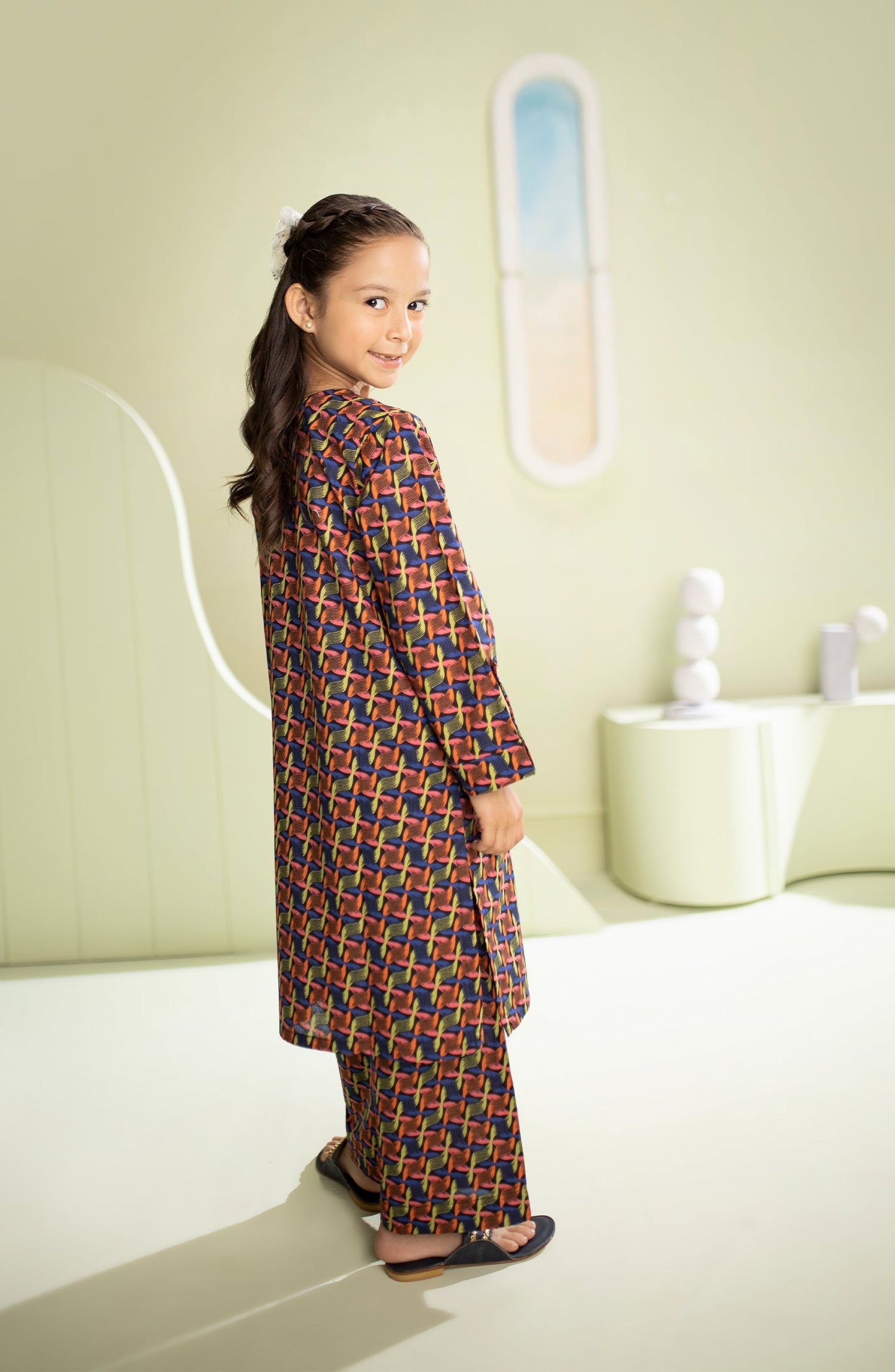 Orient - Stitched 2 Piece Printed Cambric Shirt and Cambric Pant