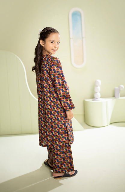 Orient - Stitched 2 Piece Printed Cambric Shirt and Cambric Pant