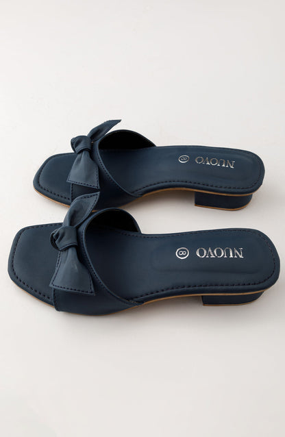 Orient - Women Slippers -  Heeled Sandals - NAVY BLUE