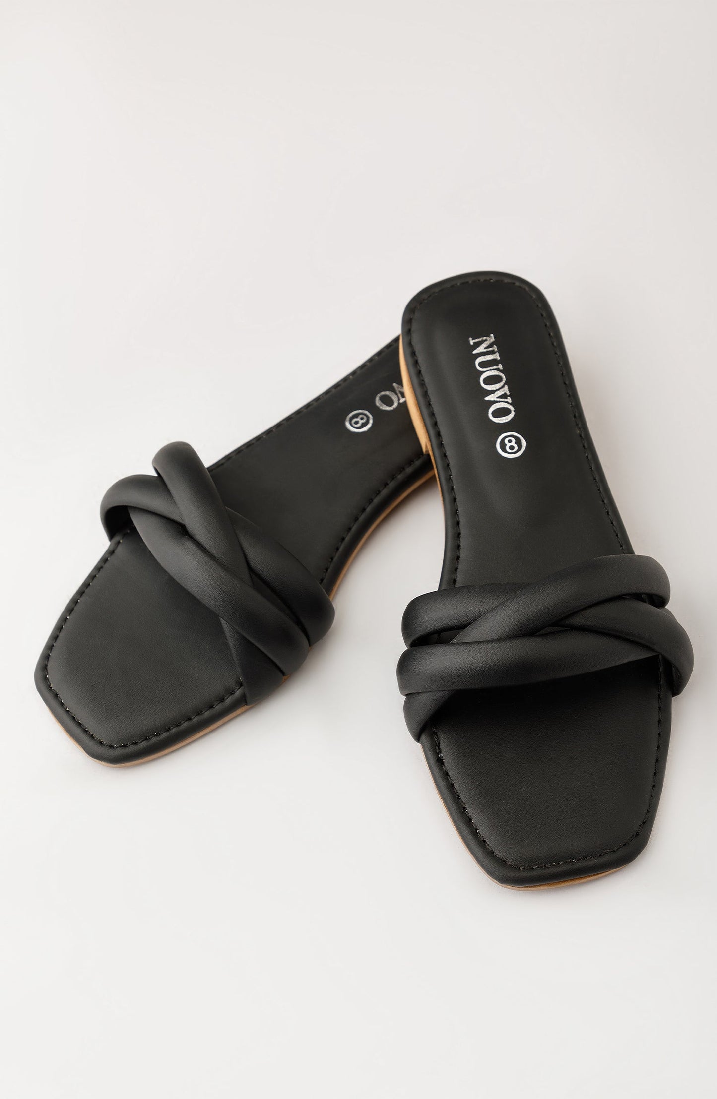 Orient - Women Slippers -  Flat Sandals - BLACK
