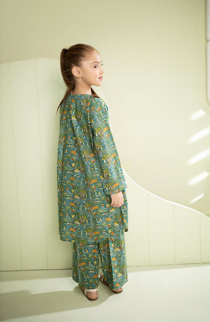Orient - Stitched 2 Piece Printed Cambric Shirt and Cambric Pant