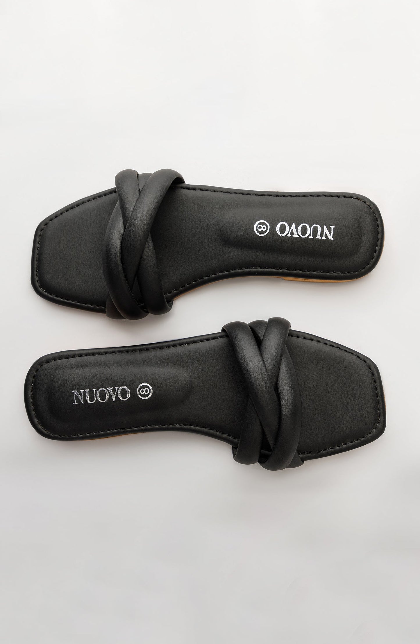 Orient - Women Slippers -  Flat Sandals - BLACK