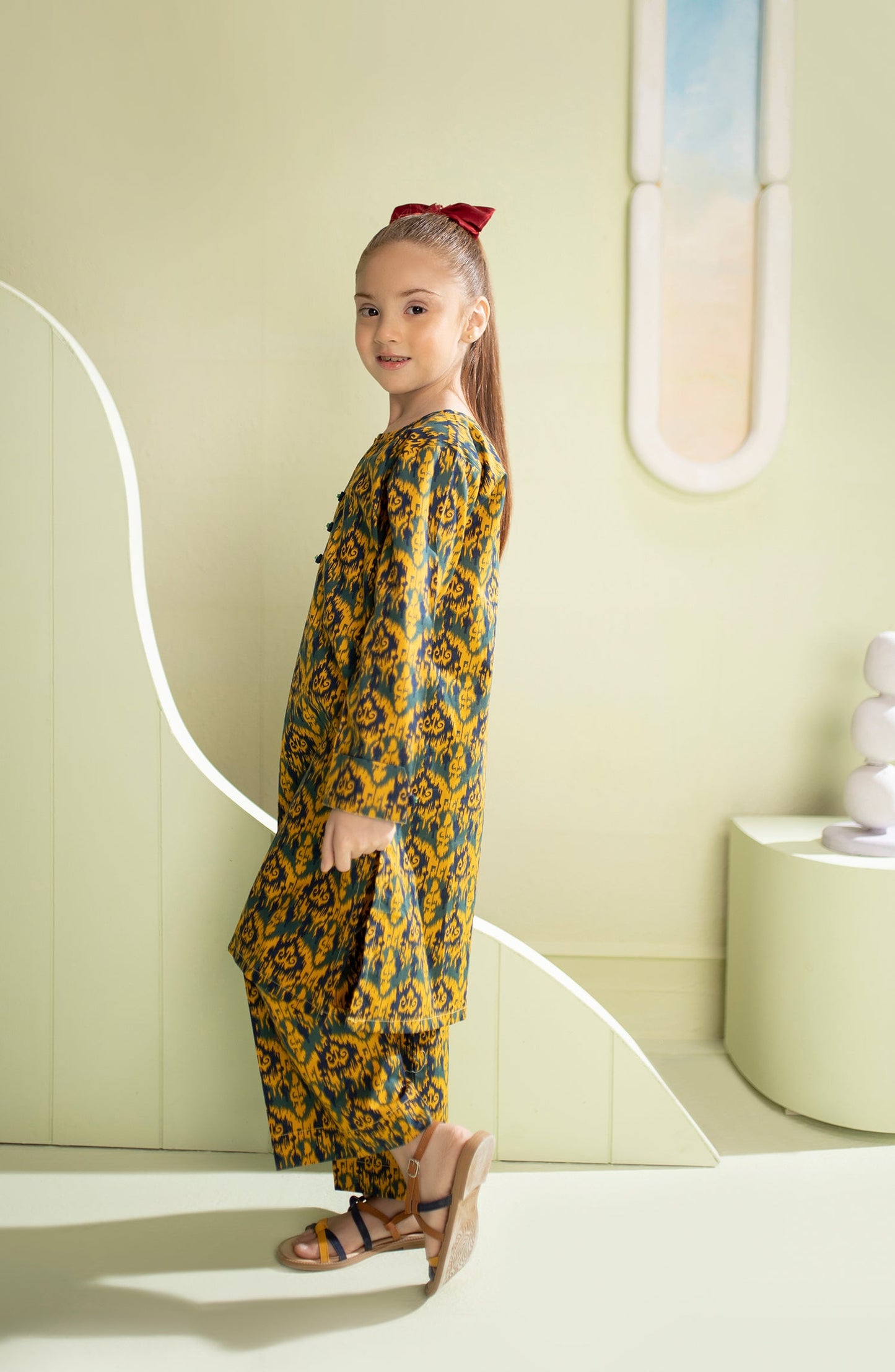 Orient - Stitched 2 Piece Printed Cambric Shirt and Cambric Pant