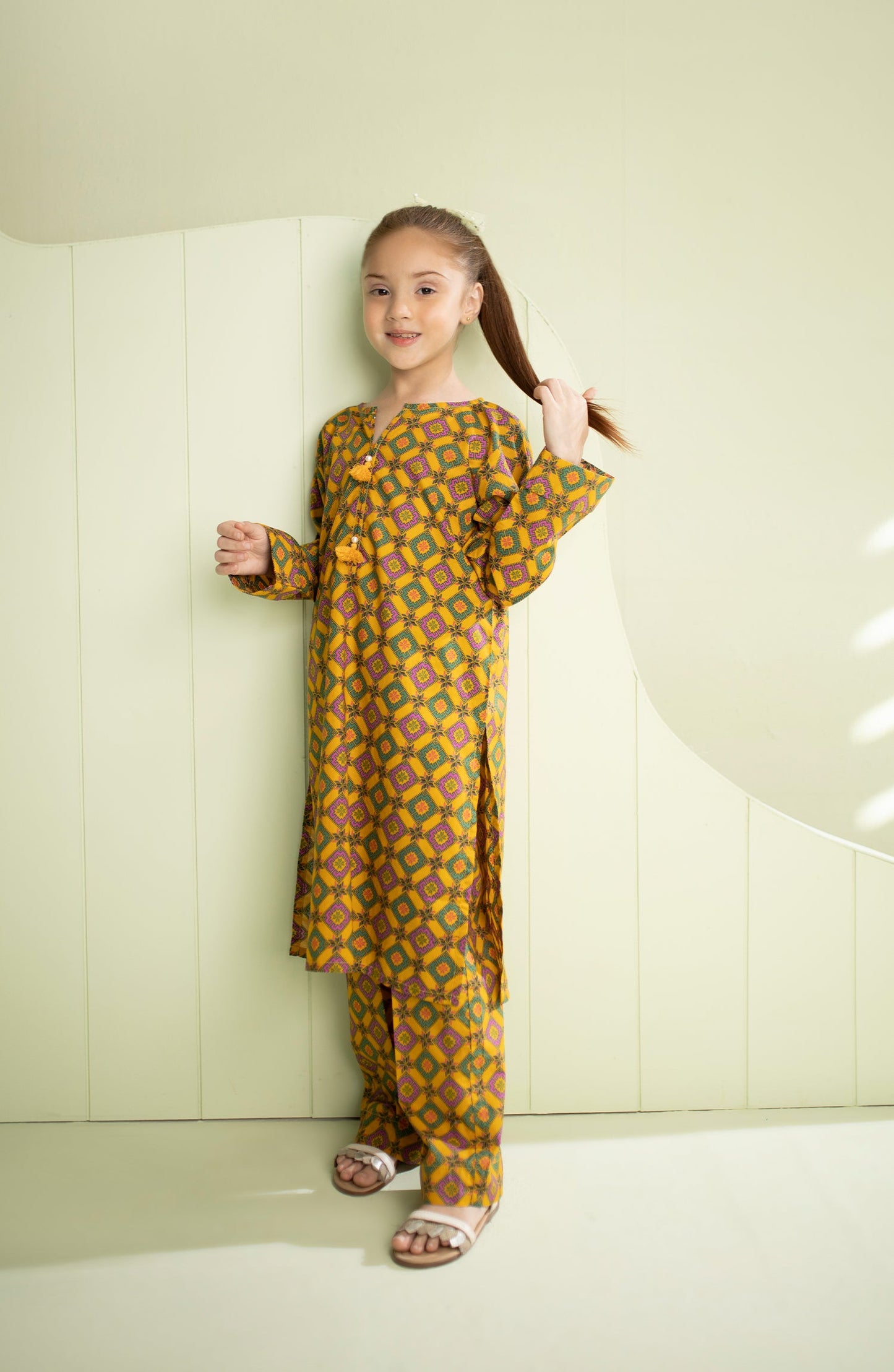 Orient - Stitched 2 Piece Printed Cambric Shirt and Cambric Pant