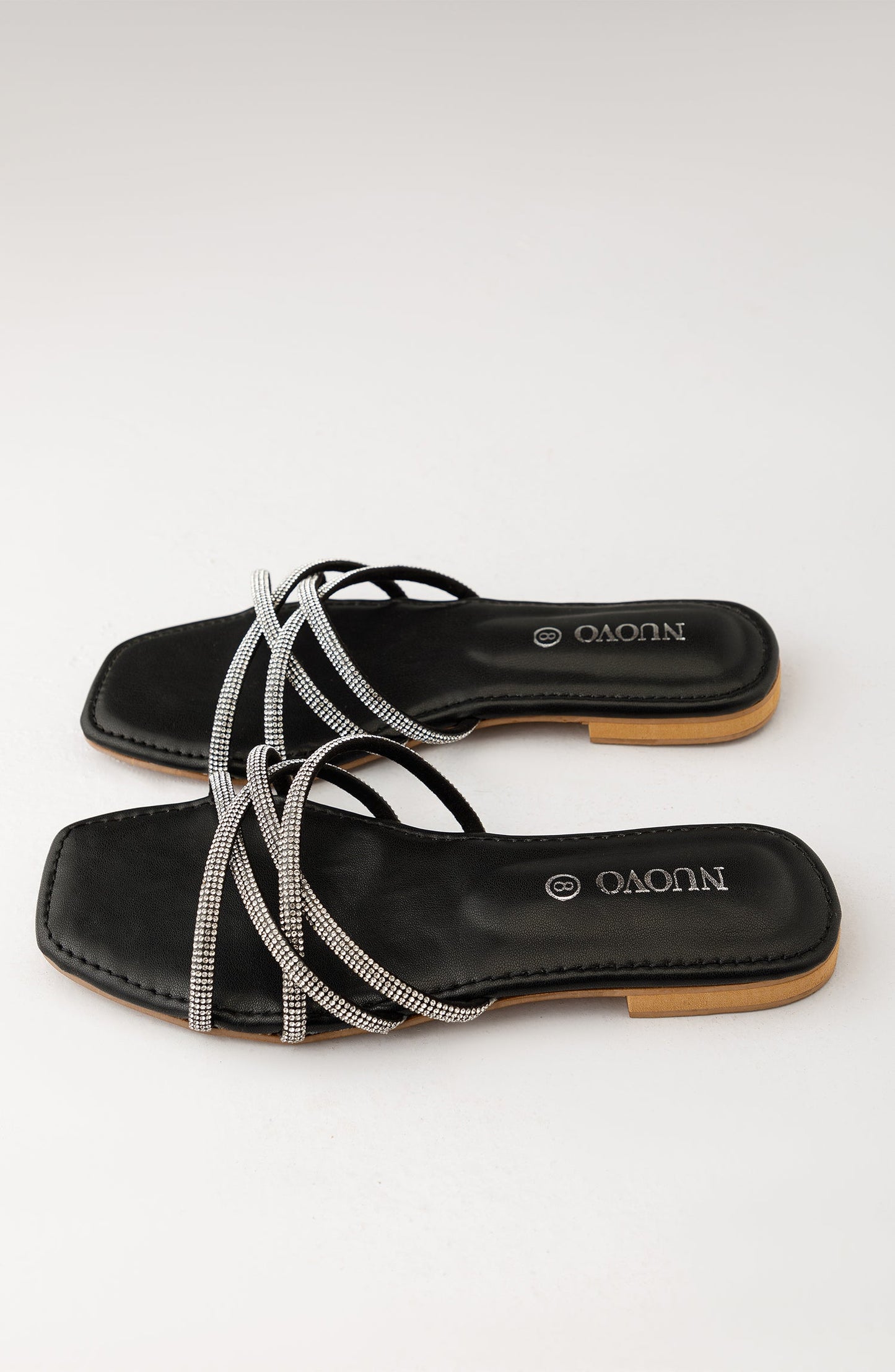 Orient - Women Slippers -  Flat Sandals - BLACK