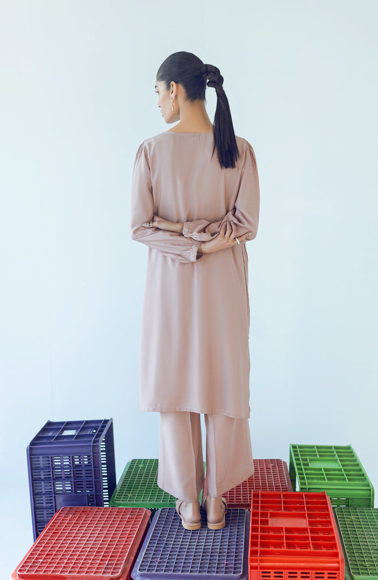 Orient - Stitched 2 Piece Plain Viscose Shirt and Viscose Pant