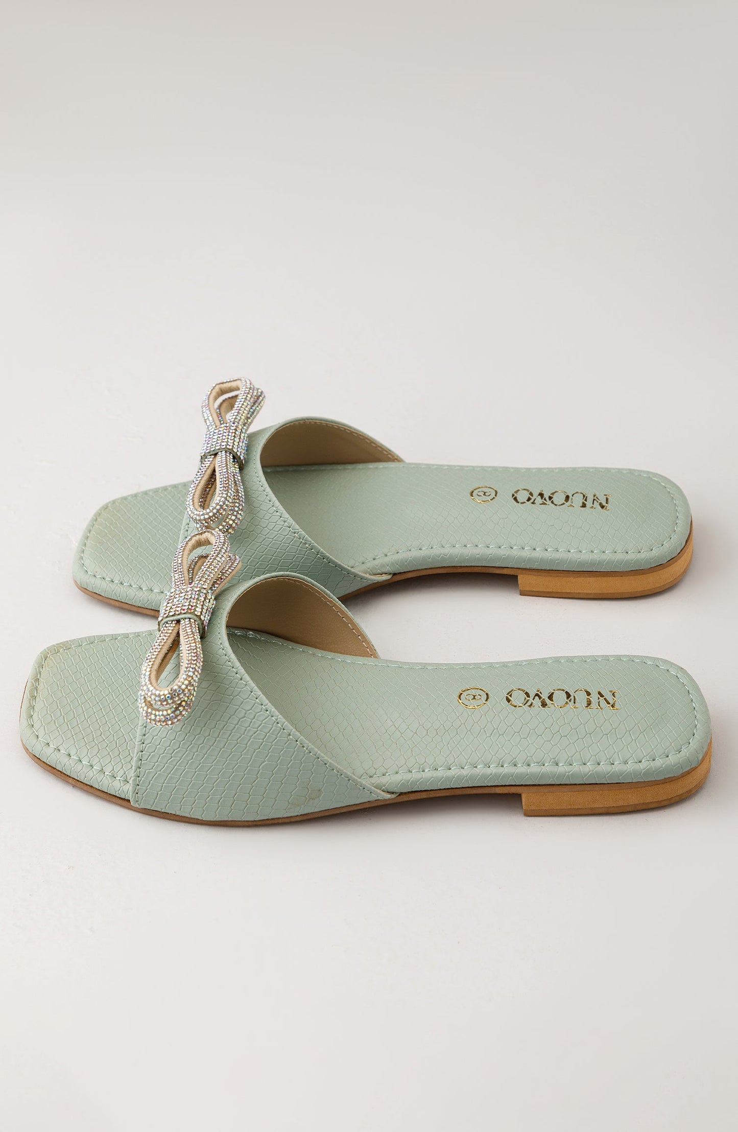 Orient - Women Slippers -  Flat Sandals - GREEN