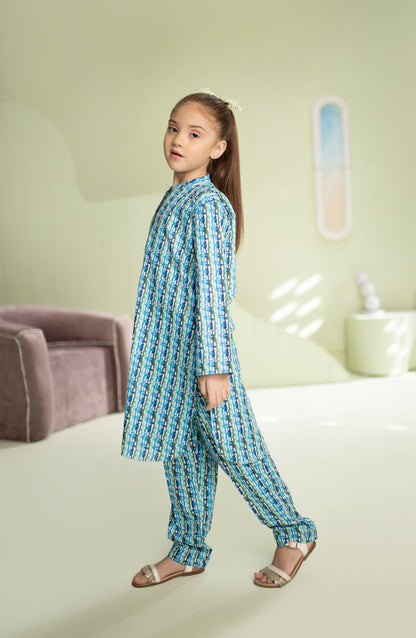 Orient - Stitched 2 Piece Printed Cambric Shirt and Cambric Pant
