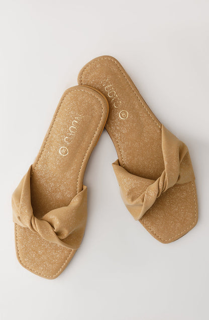 Orient - Women Slippers -  Flat Sandals - BEIGE