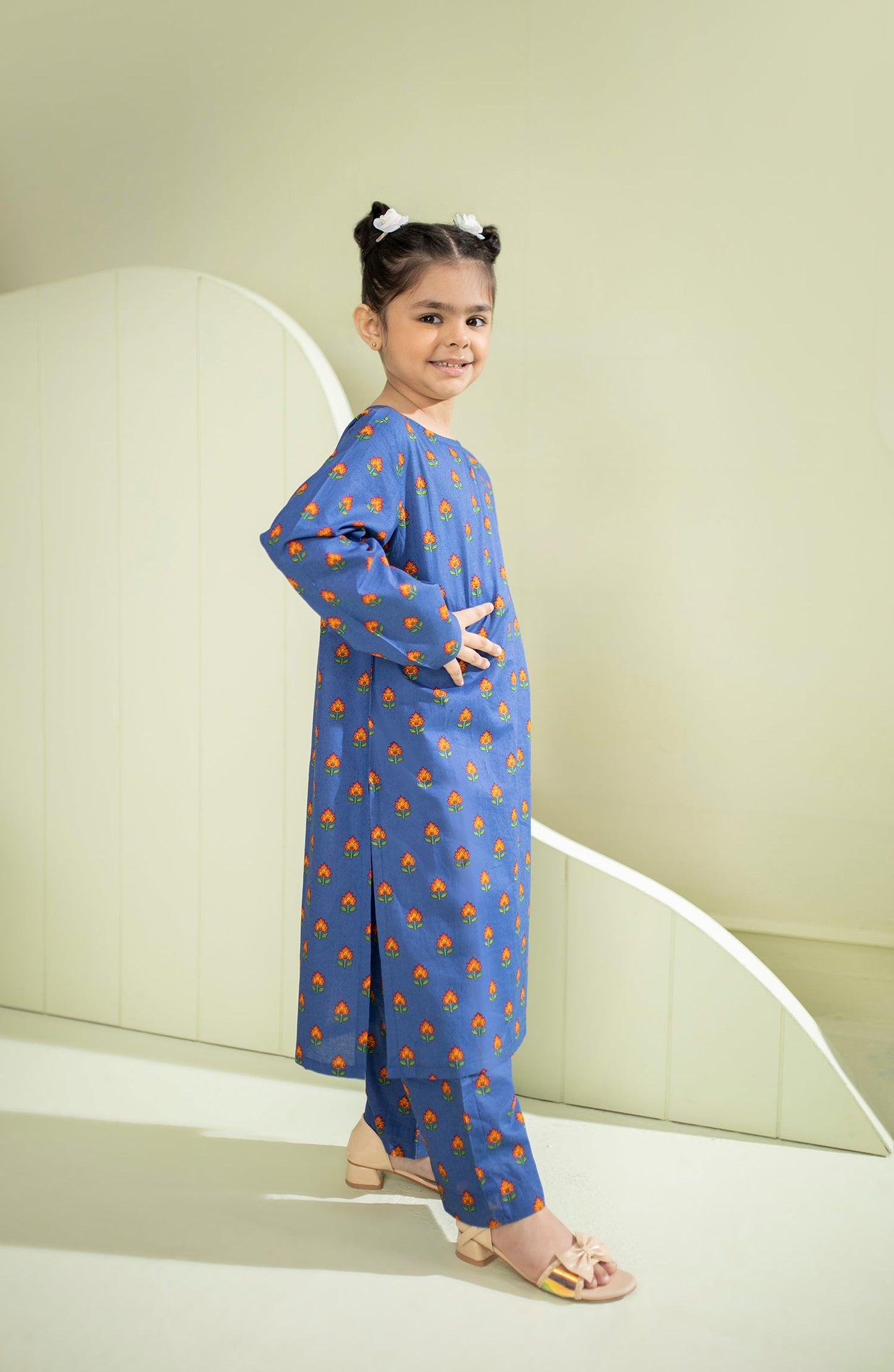 Orient - Stitched 2 Piece Printed Cambric Shirt and Cambric Pant