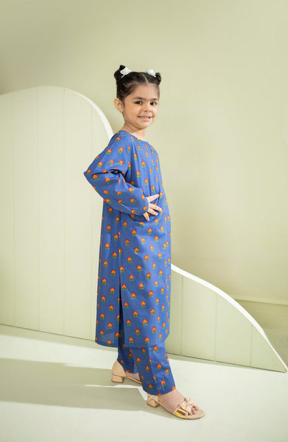 Orient - Stitched 2 Piece Printed Cambric Shirt and Cambric Pant