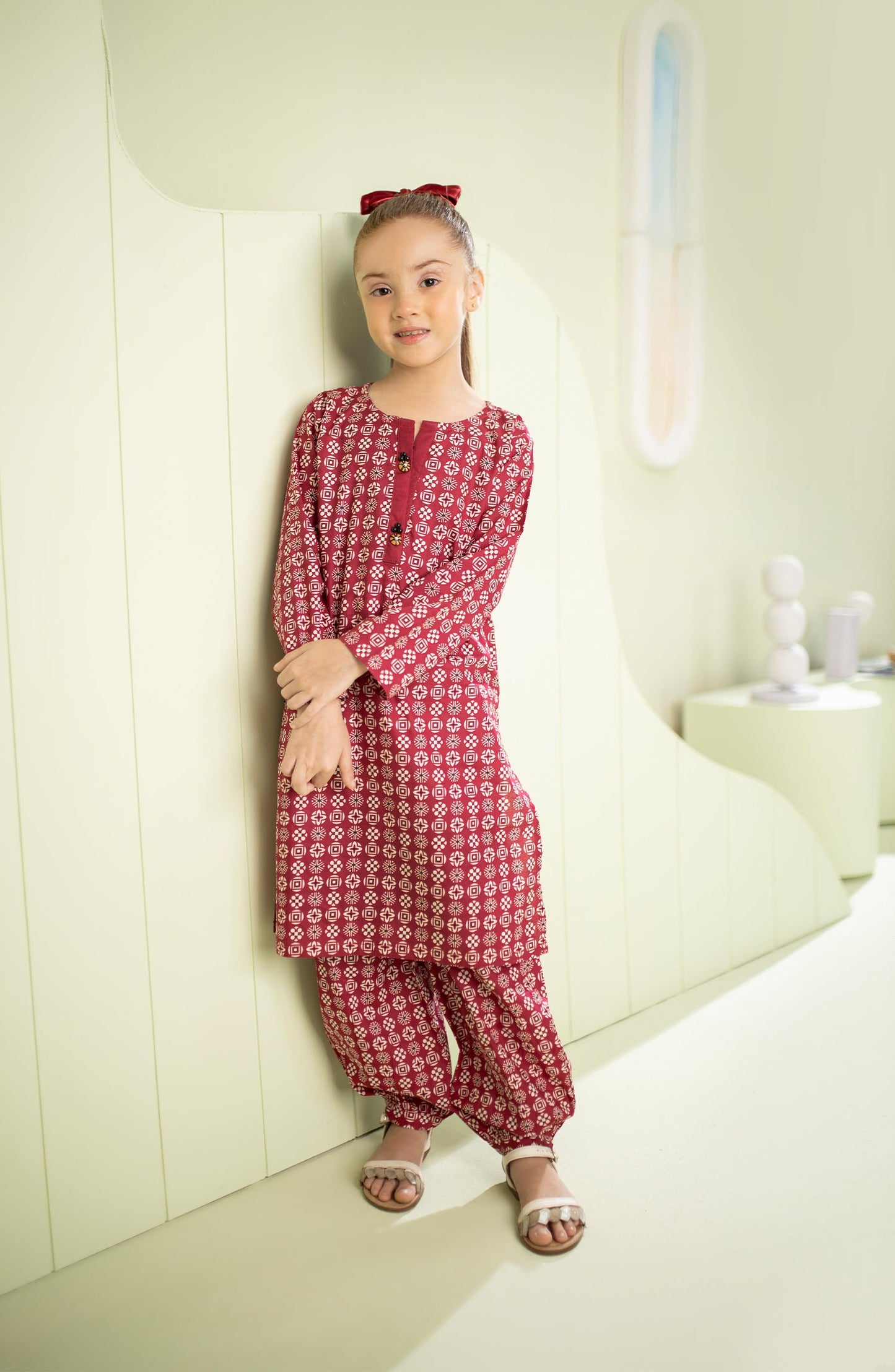 Orient - Stitched 2 Piece Printed Cambric Shirt and Cambric Pant