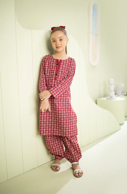Orient - Stitched 2 Piece Printed Cambric Shirt and Cambric Pant