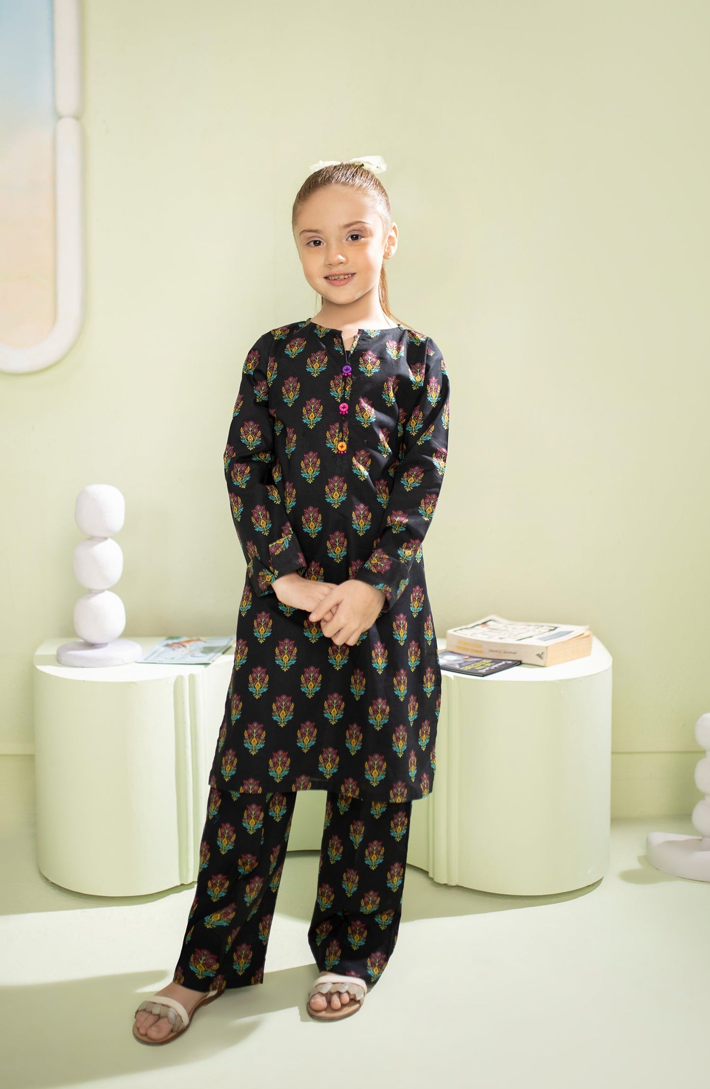 Orient - Stitched 2 Piece Printed Cambric Shirt and Cambric Pant