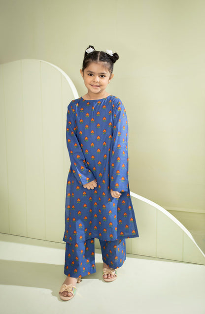 Orient - Stitched 2 Piece Printed Cambric Shirt and Cambric Pant