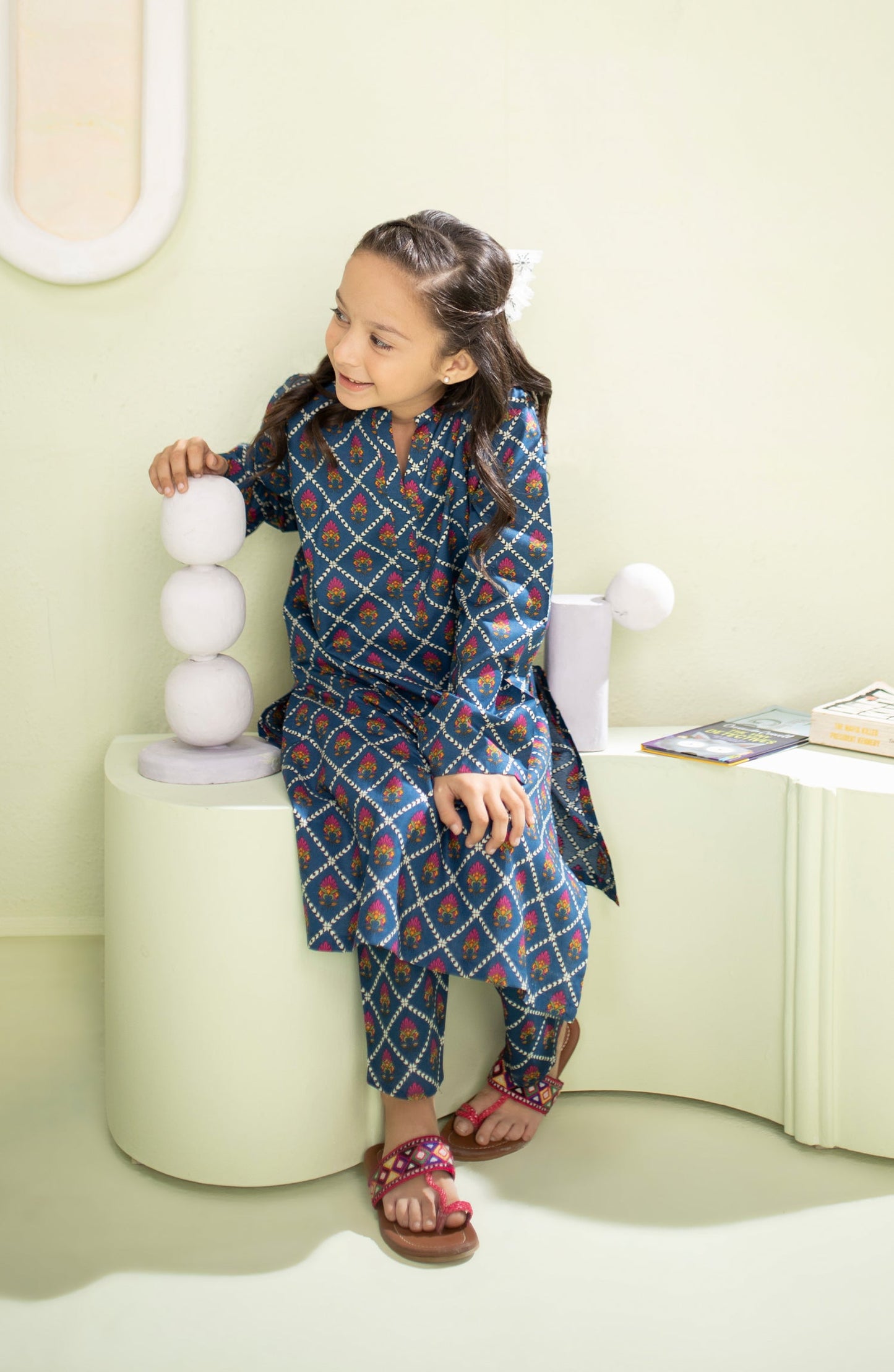 Orient - Stitched 2 Piece Printed Cambric Shirt and Cambric Pant