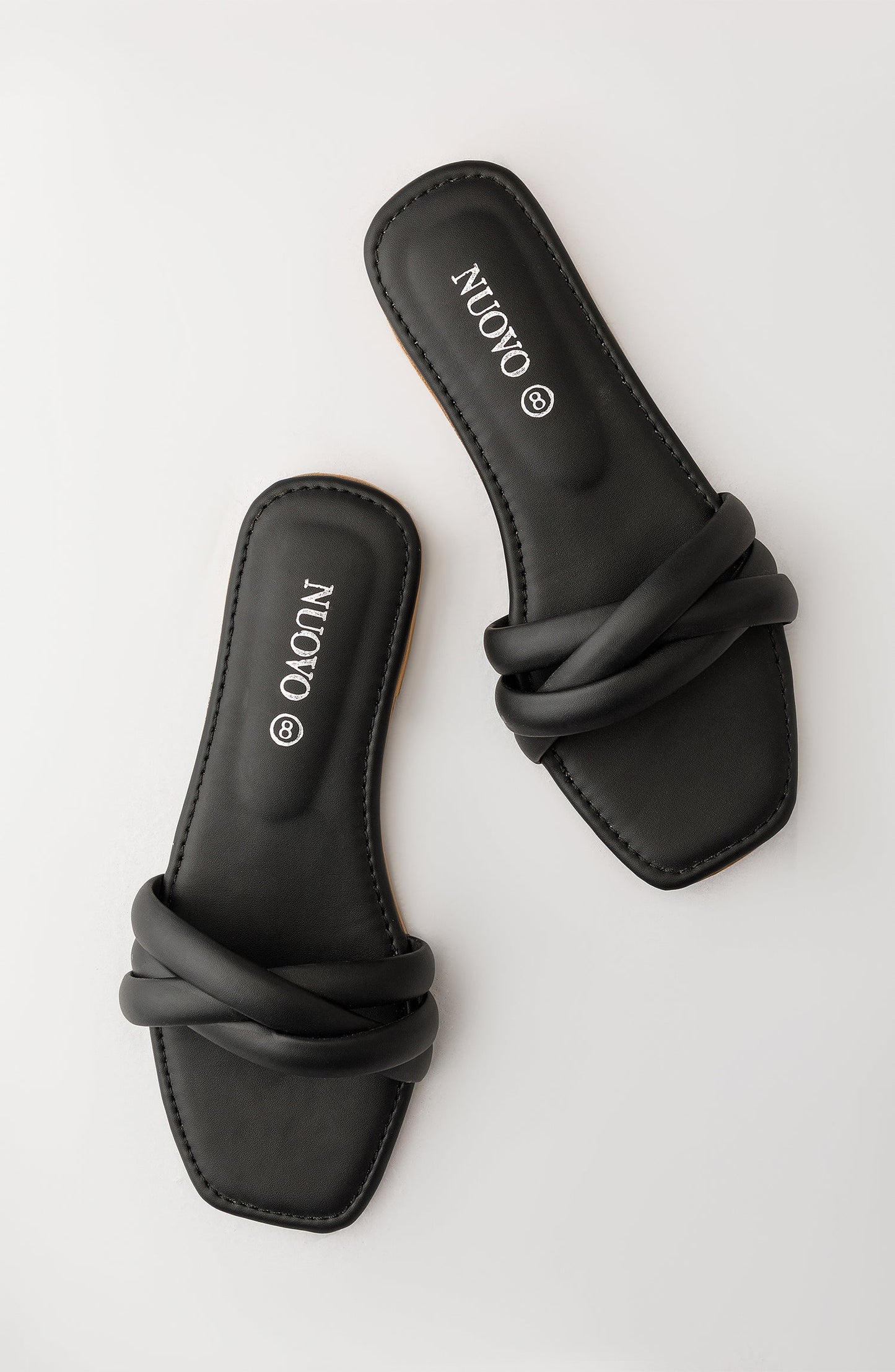 Orient - Women Slippers -  Flat Sandals - BLACK