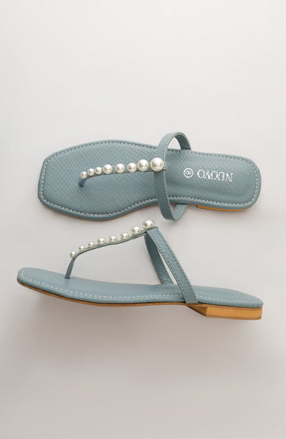 Orient - Women Slippers -  Flat Sandals - BLUE