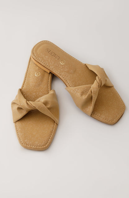 Orient - Women Slippers -  Flat Sandals - BEIGE