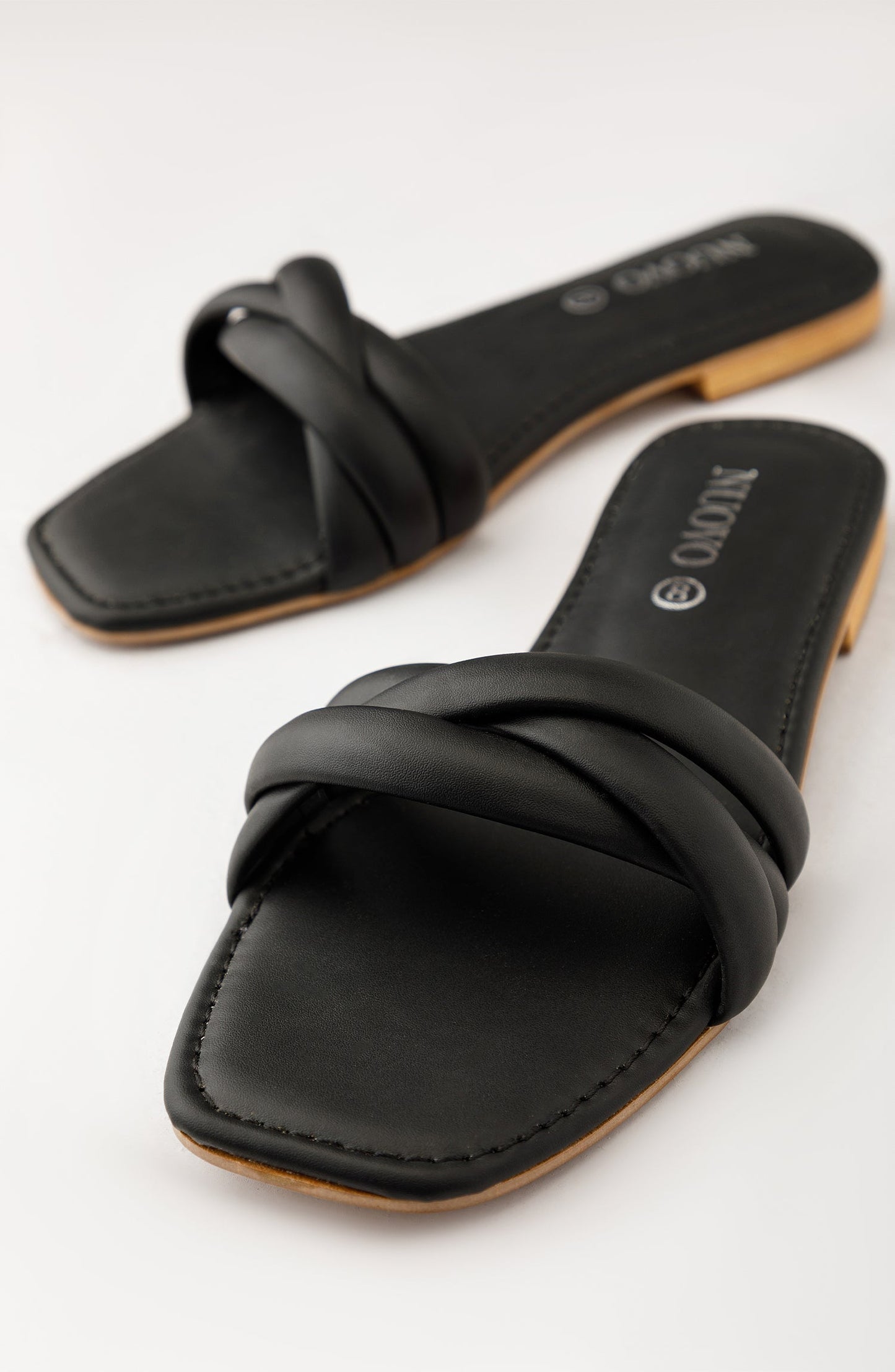 Orient - Women Slippers -  Flat Sandals - BLACK