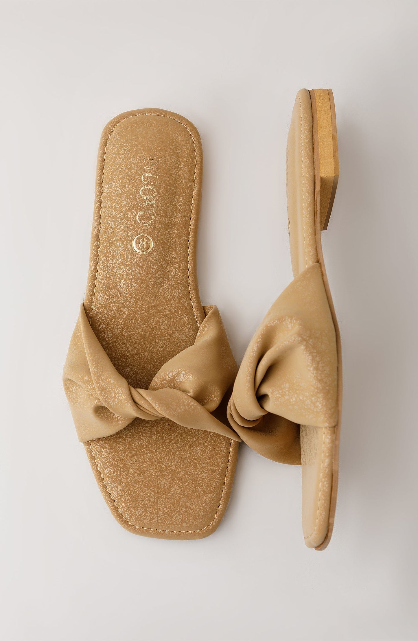 Orient - Women Slippers -  Flat Sandals - BEIGE