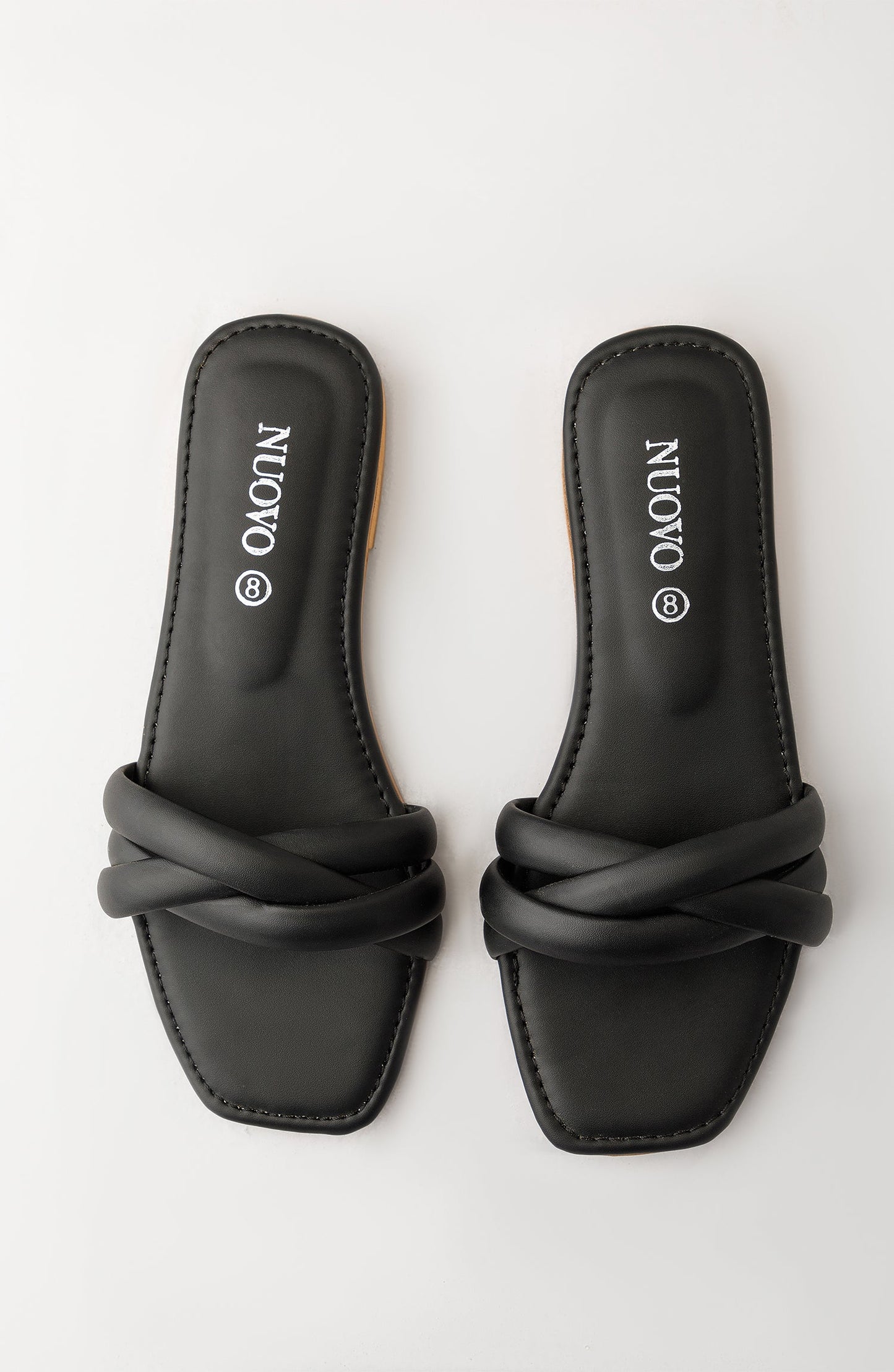 Orient - Women Slippers -  Flat Sandals - BLACK
