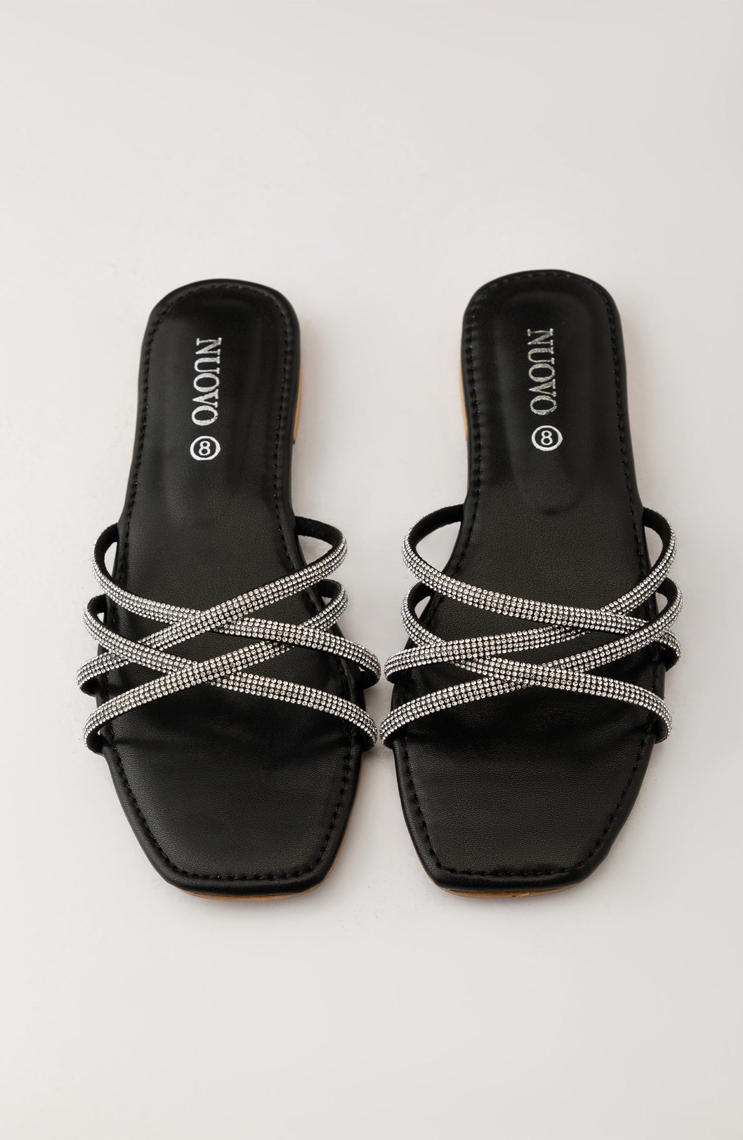 Orient - Women Slippers -  Flat Sandals - BLACK