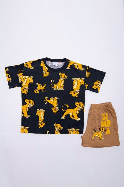 BTW - 2PC LION PRINTED SET