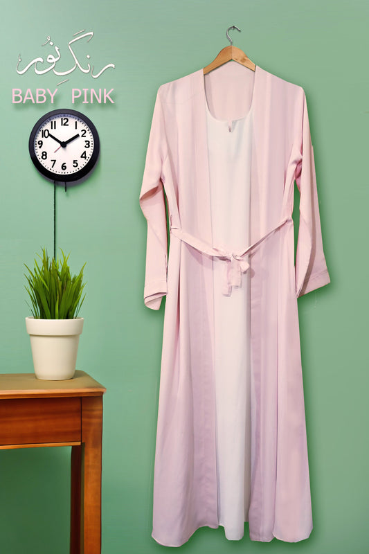 Bustangi - Baby Pink Abaya