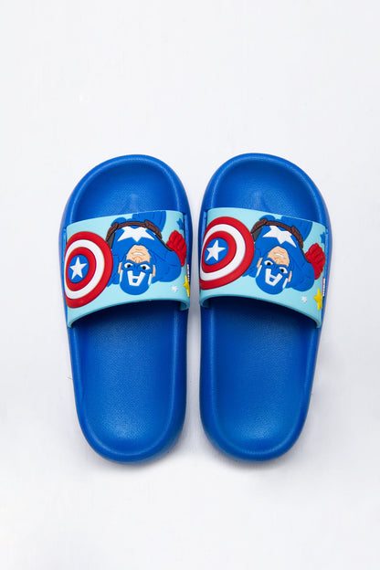 BTW - CAPTAIN AMERICA SLIPPERS
