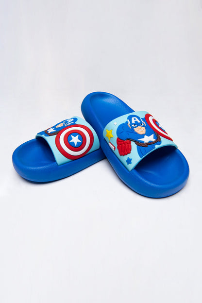 BTW - CAPTAIN AMERICA SLIPPERS