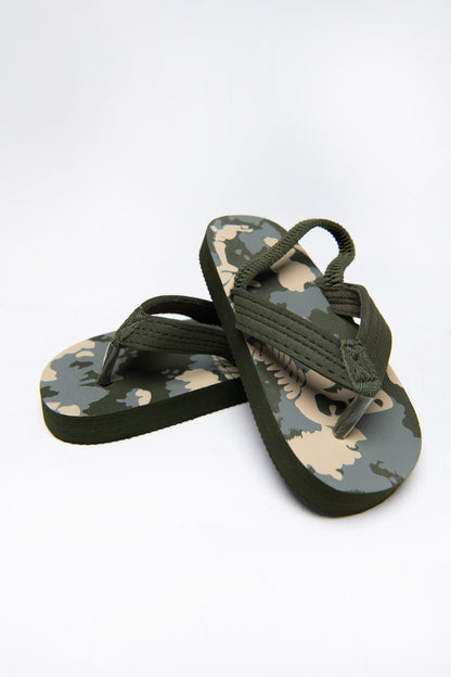 BTW - PRINTED FLAT SLIPPERS