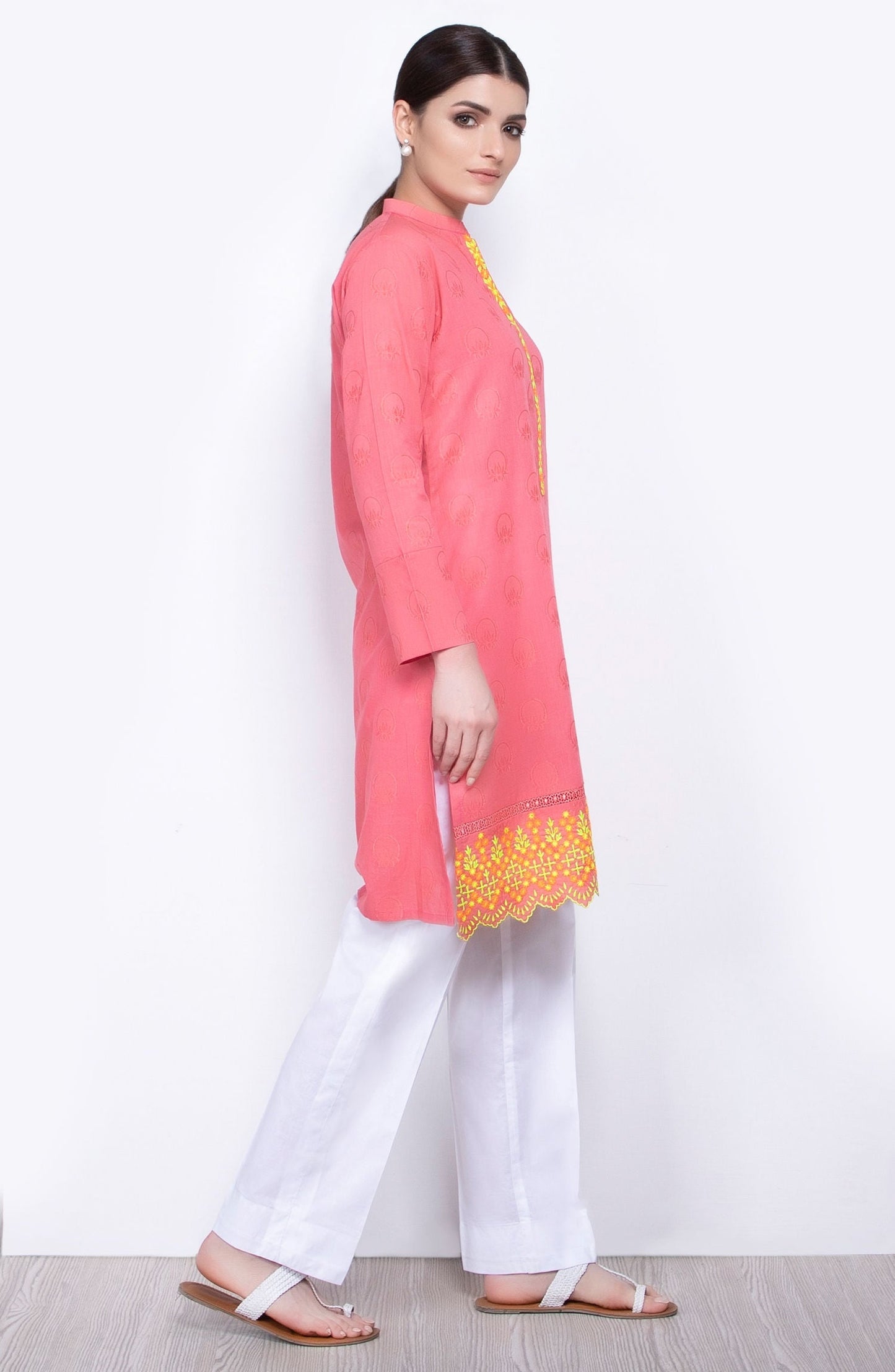 Orient - Unstitched 1 Piece Embroidered Jacquard Shirt