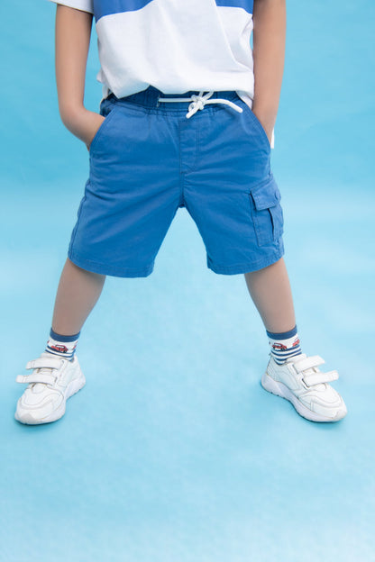 BTW - PRINTED COTTON SHORTS